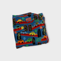 Halcyon Nights Blue Cars Blanket