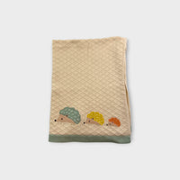 Knit Hedgehog Pram Blanket