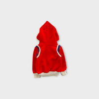Vintage Neon Red Terry Jacket, Size 00