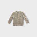 RL White Cable Knit Cardigan, Size 0