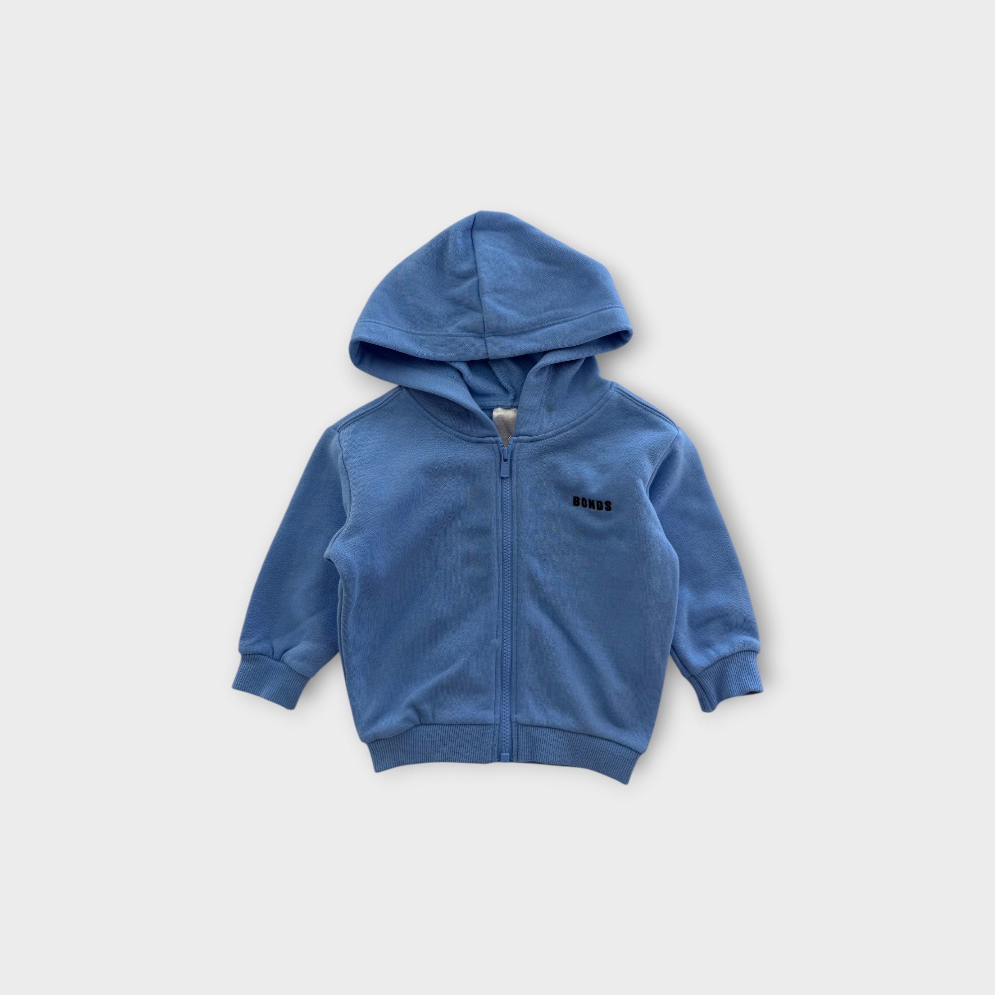 Bonds Blue Zip-Up Hoodie, Size 00