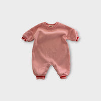 Cinnamon Baby Pink Sweatsuit Romper, Size 0000
