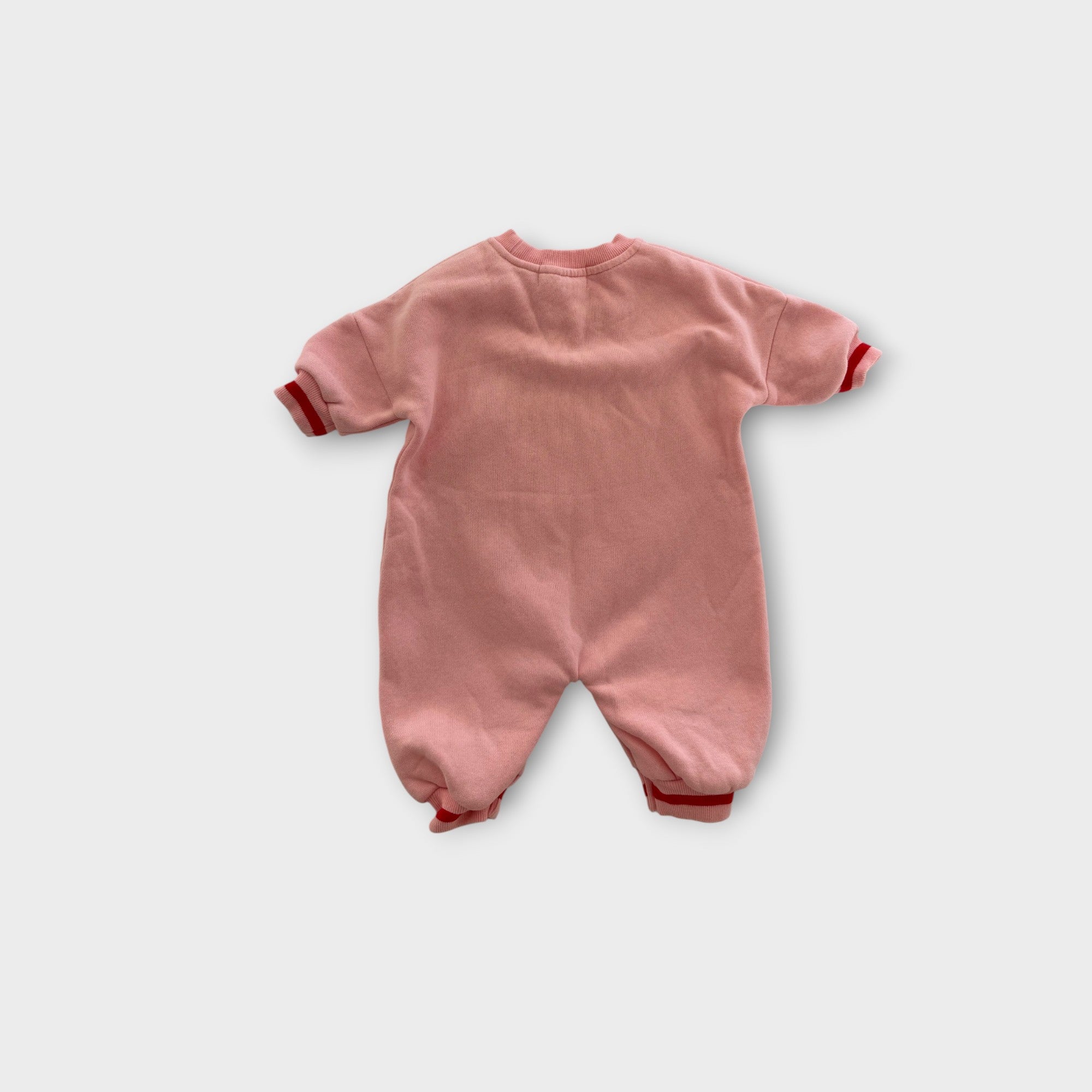 Cinnamon Baby Pink Sweatsuit Romper, Size 0000