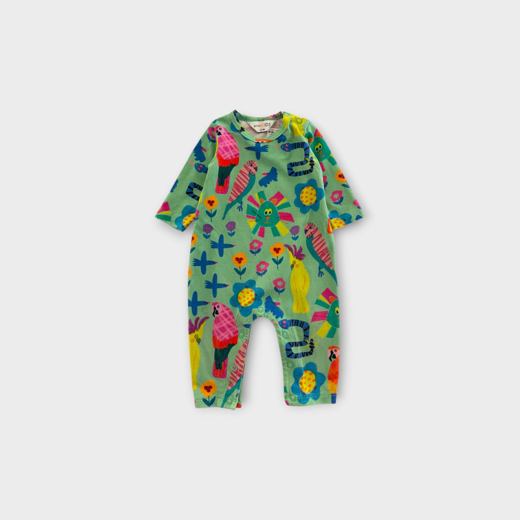 Gorman Kids Animal Print Onesie, Size 000