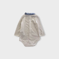 Burberry Collared Bodysuit, Size 0