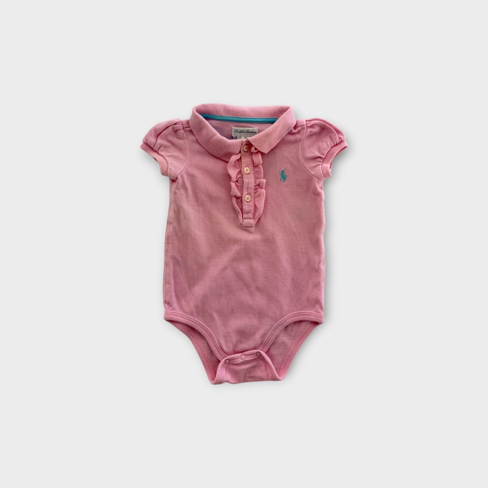 RL Pink Polo Bodysuit, Size 00