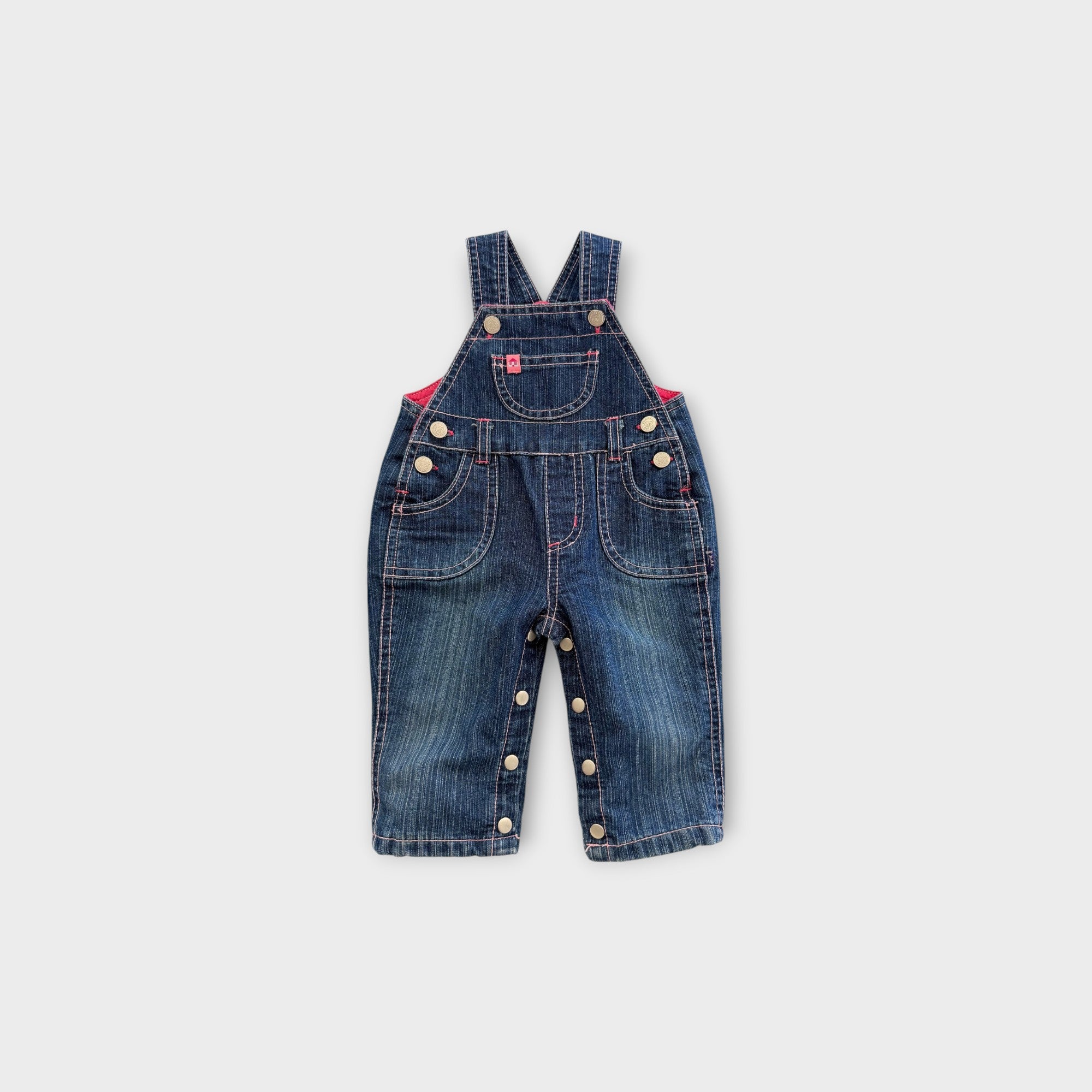 Retro Pumpkin Patch Overalls, Size 000