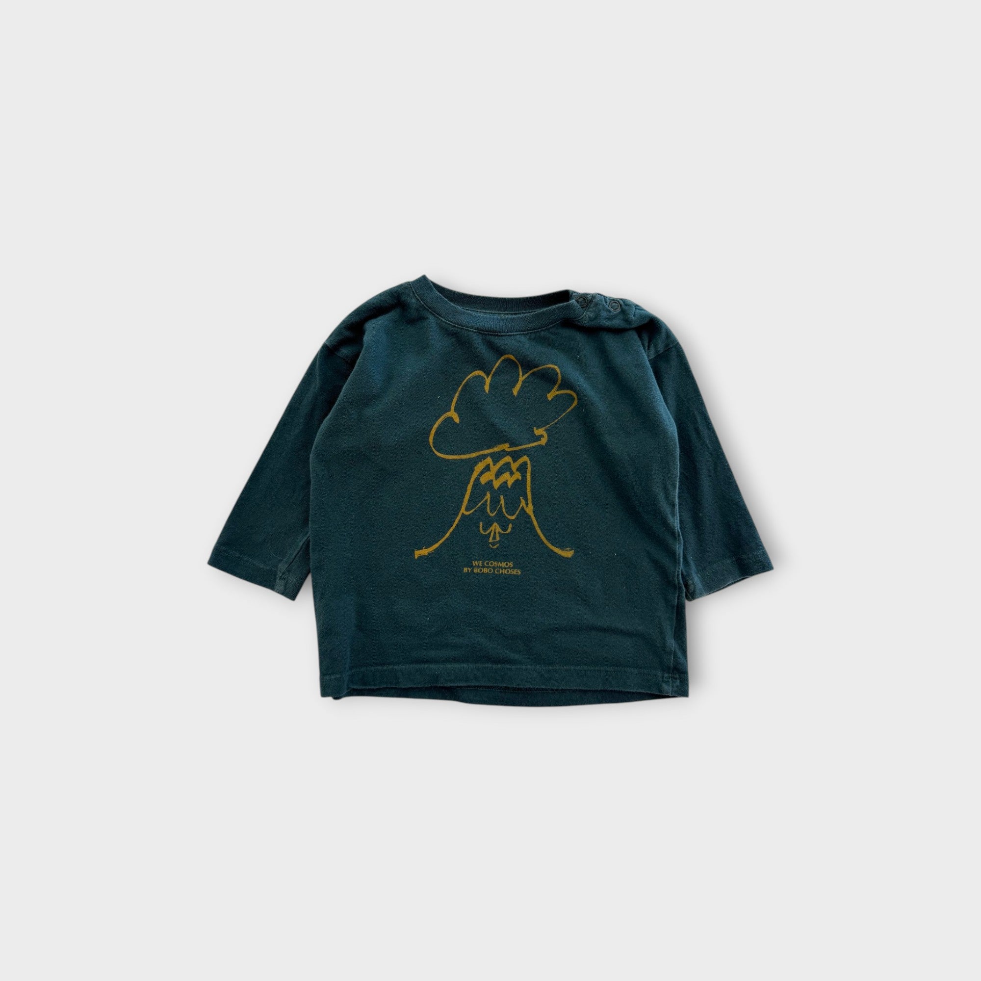 Bobo Choses Mountain and Cloud Long Sleeve T-Shirt, Size 0