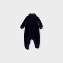 RL Velour Shawl Collar Onesie, Size 000