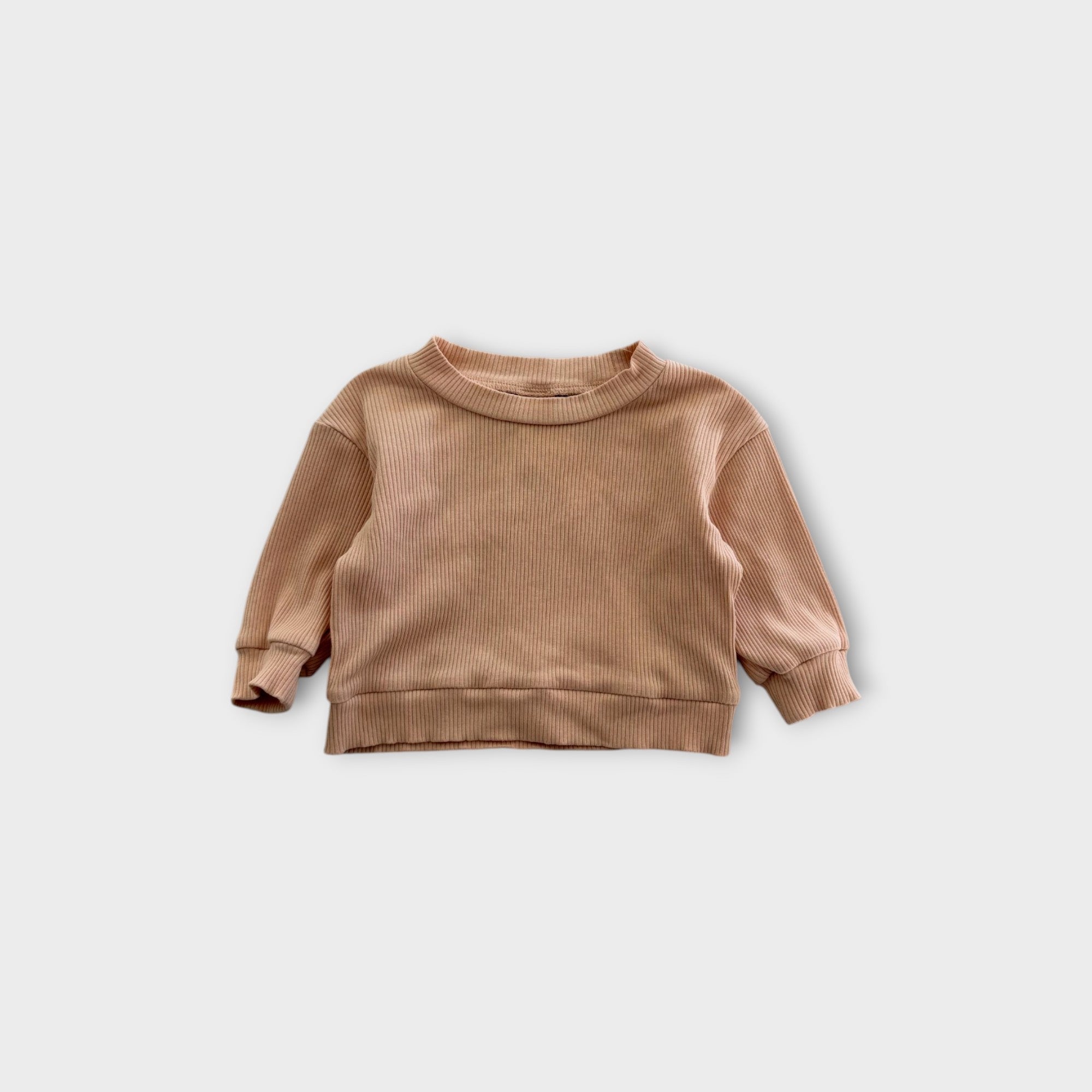 Mini Zali Pink Ribbed Set, Size 00