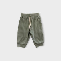 Mini Zali Green Ribbed Set, Size 00