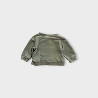Mini Zali Green Ribbed Set, Size 00