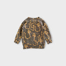 Dear Sophie Snake Print Long Sleeve Top, Size 0