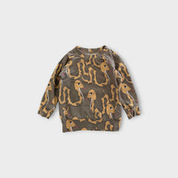 Dear Sophie Snake Print Long Sleeve Top, Size 0