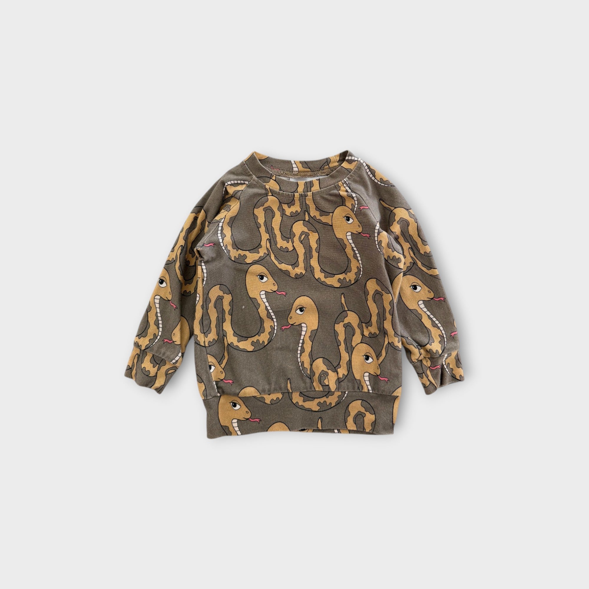 Dear Sophie Snake Print Long Sleeve Top, Size 0