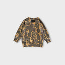 Dear Sophie Snake Print Long Sleeve Top, Size 0