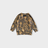 Dear Sophie Snake Print Long Sleeve Top, Size 0