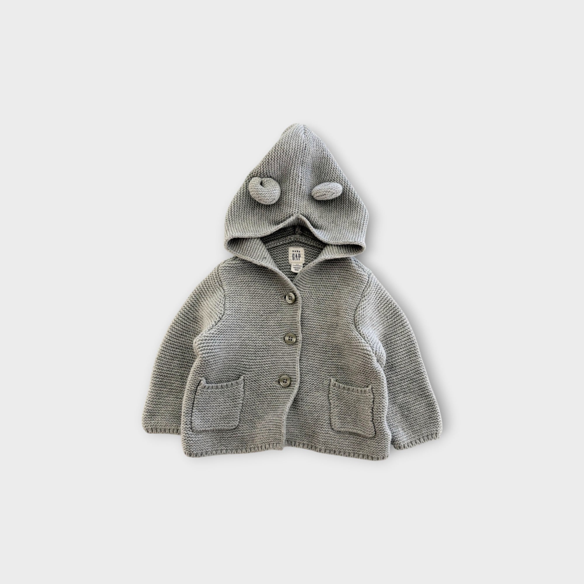 Baby Gap Grey Knit Set, Size 00