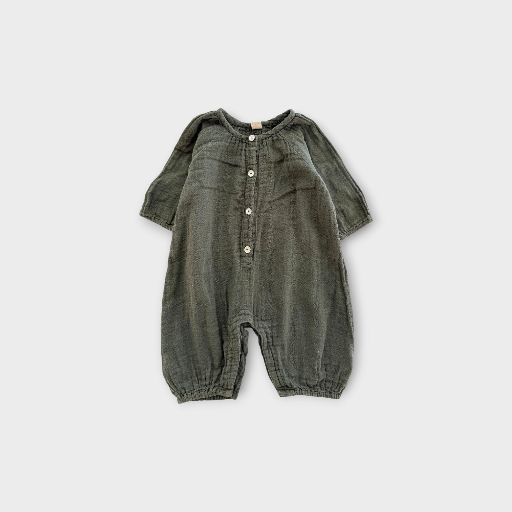 Numero 74 Green Muslin Jumpsuit, Size 00