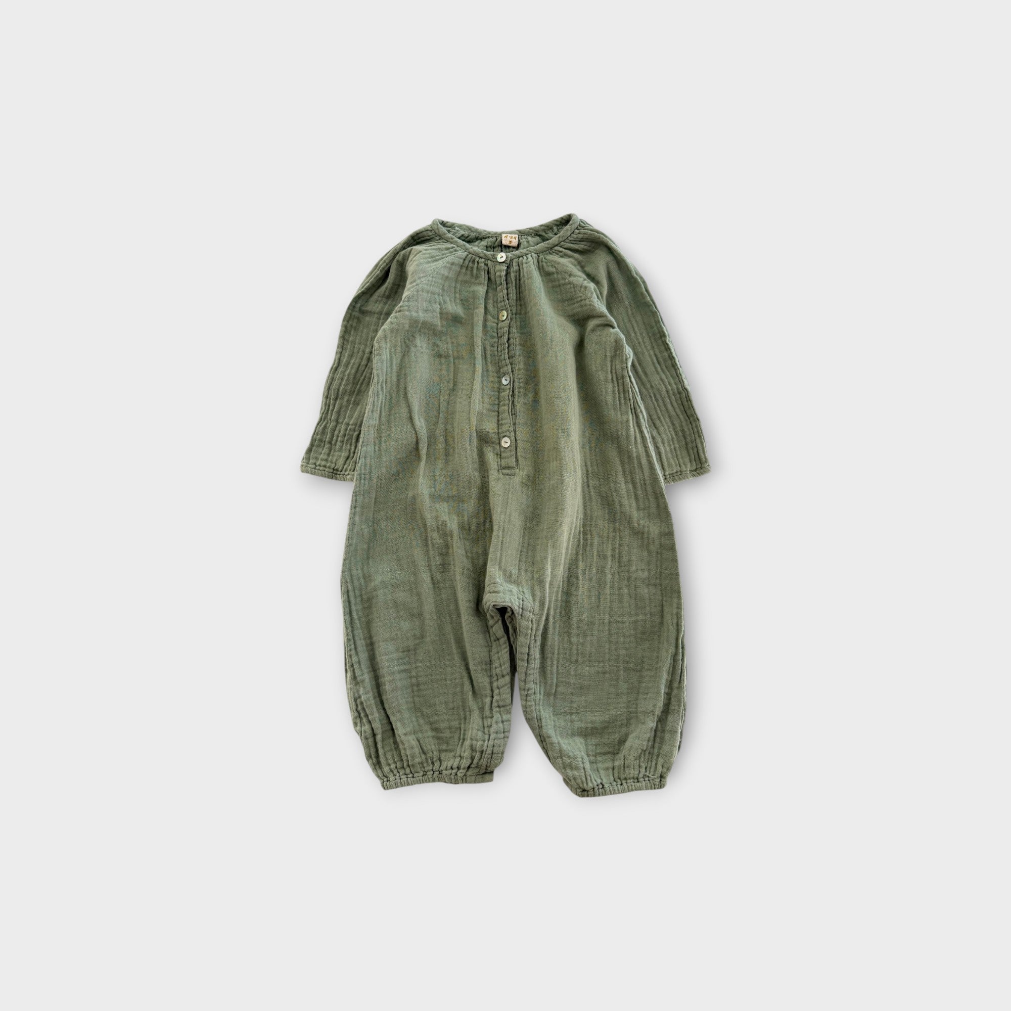 Numero 74 Green Muslin Jumpsuit, Size 1