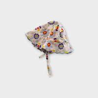 Seed Heritage Flower Dress w Hat, Size 1