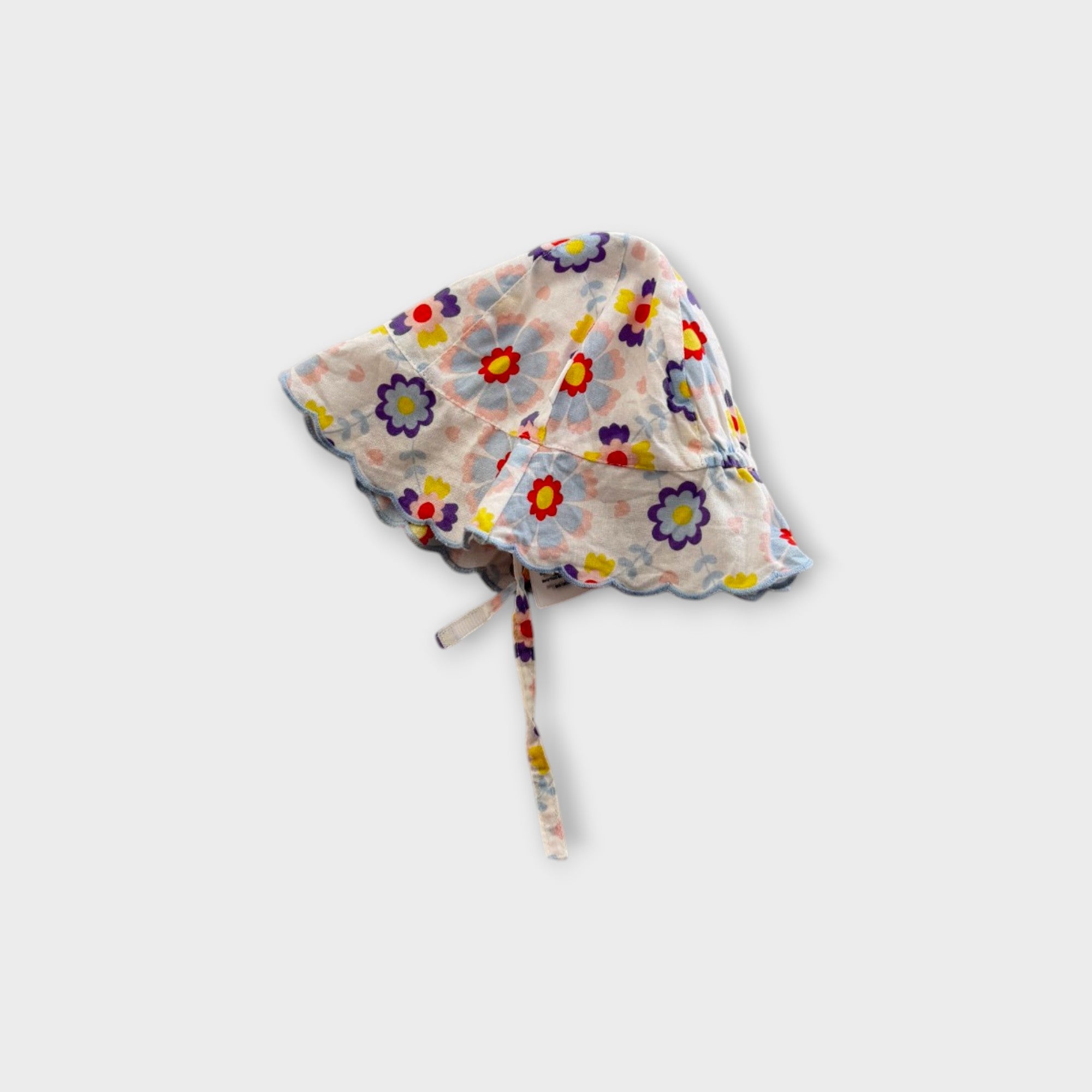 Seed Heritage Flower Dress w Hat, Size 1