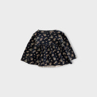 Jamie Kay Navy Floral Wrap Top, Size 0