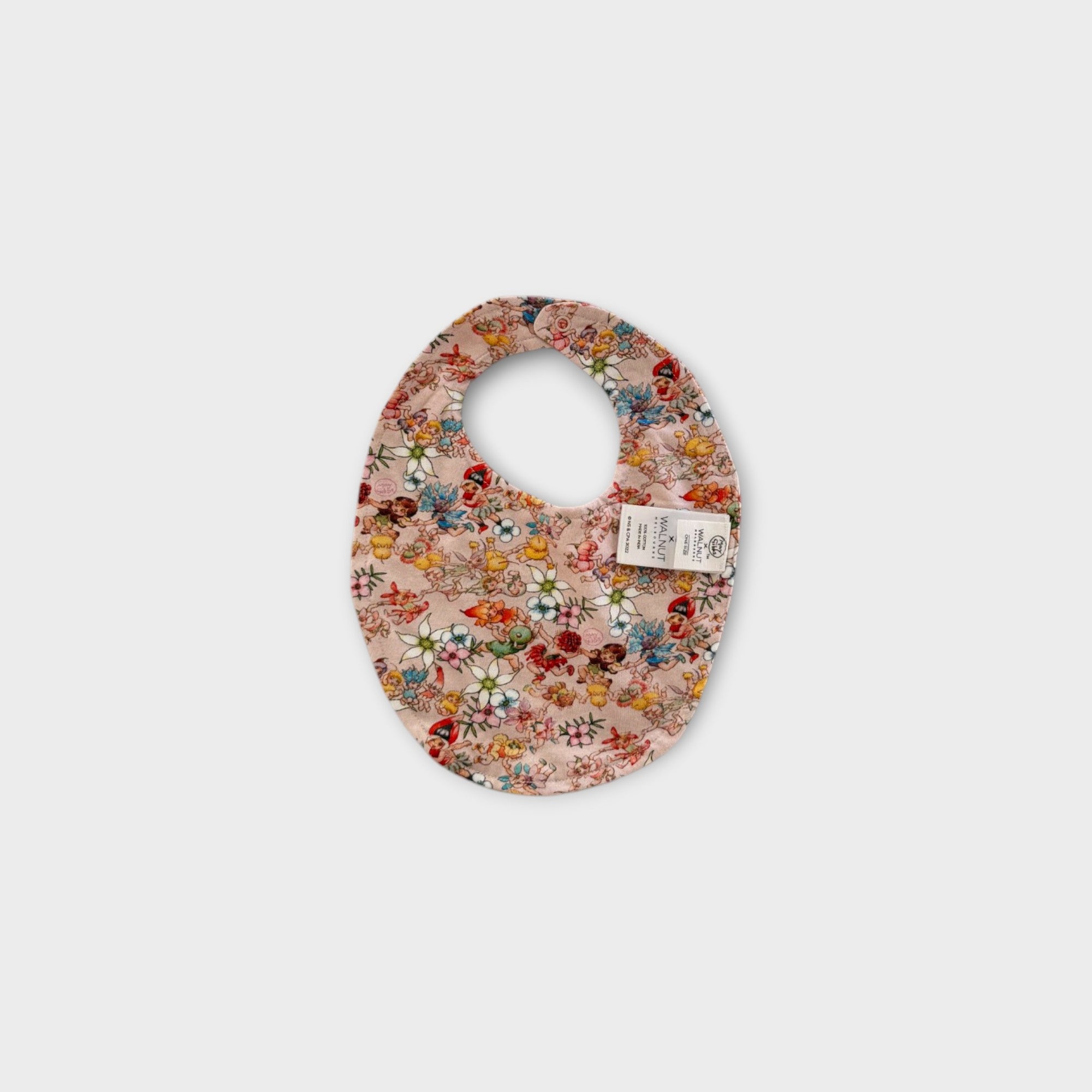 Walnut x May Gibbs Bodysuit & Bib Set, Size 0