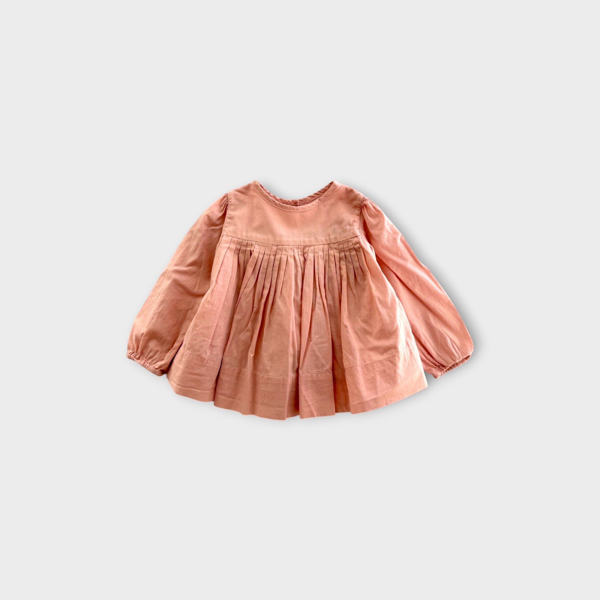 Aubrie Pink Pleated Blouse, Size 0