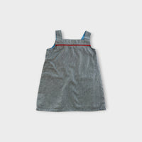 Baby Boden Striped Pinafore Dress, Size 0