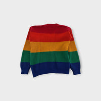 DangerKids Rainbow Stripe Cardigan, Size 8-9