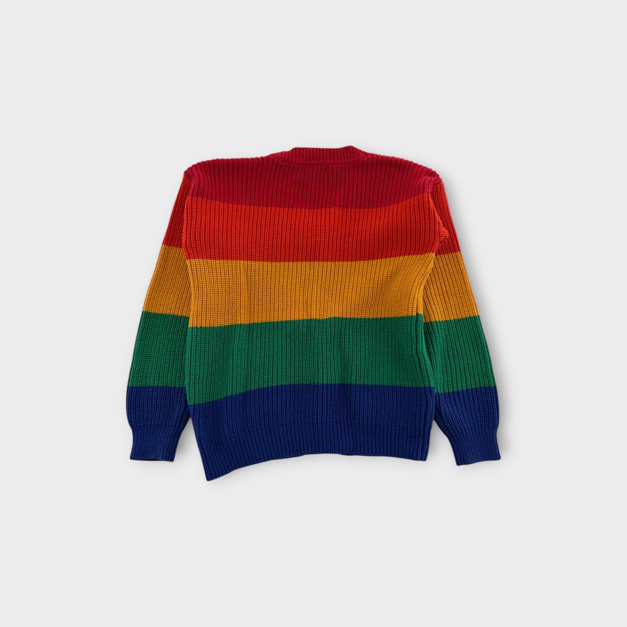 DangerKids Rainbow Stripe Cardigan, Size 8-9