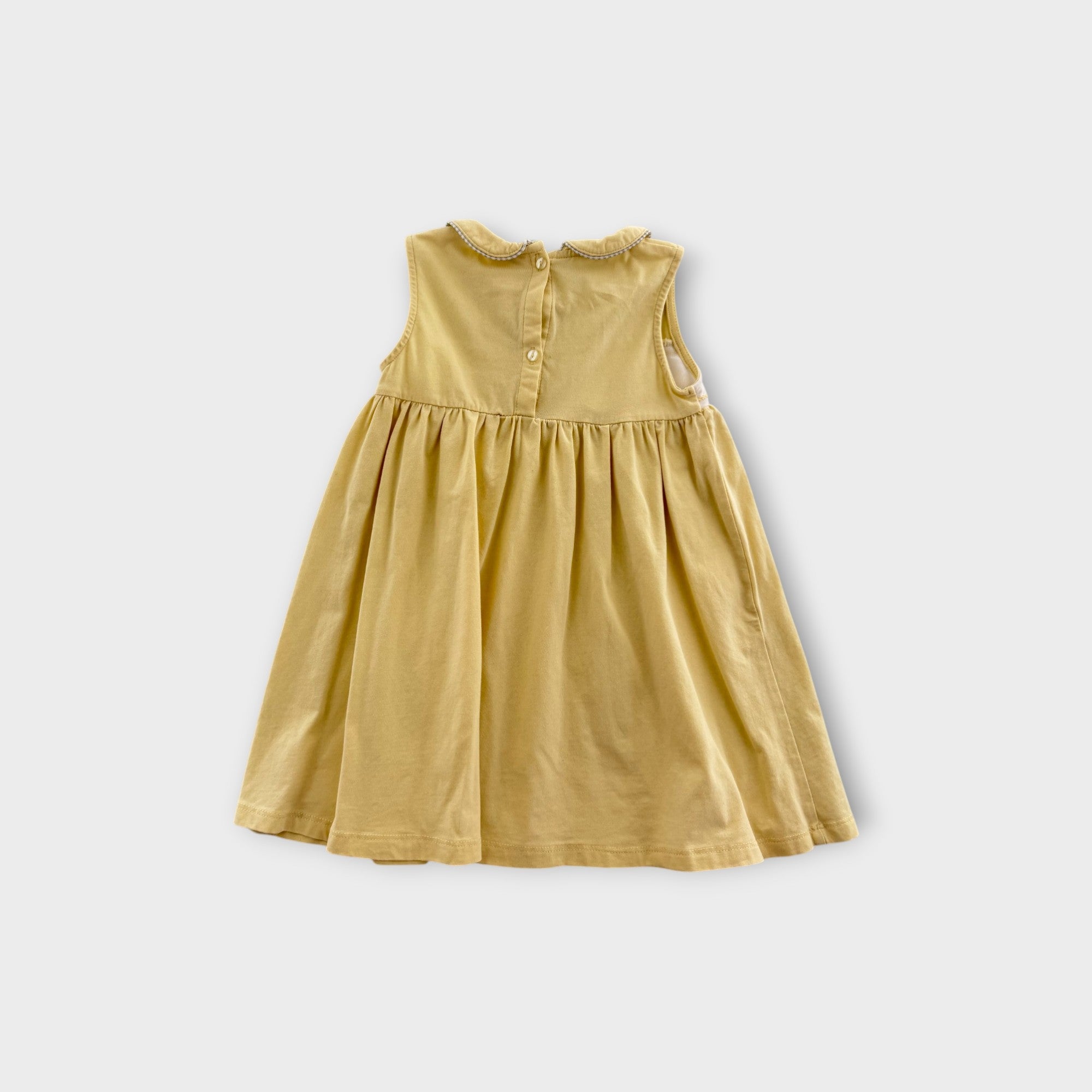 Yellow Peter Pan Collar Dress, Size 2