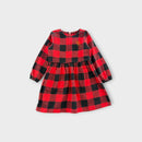 Rock Your Kid Check Flannel Dress, Size 2