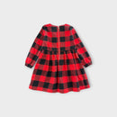 Rock Your Kid Check Flannel Dress, Size 2