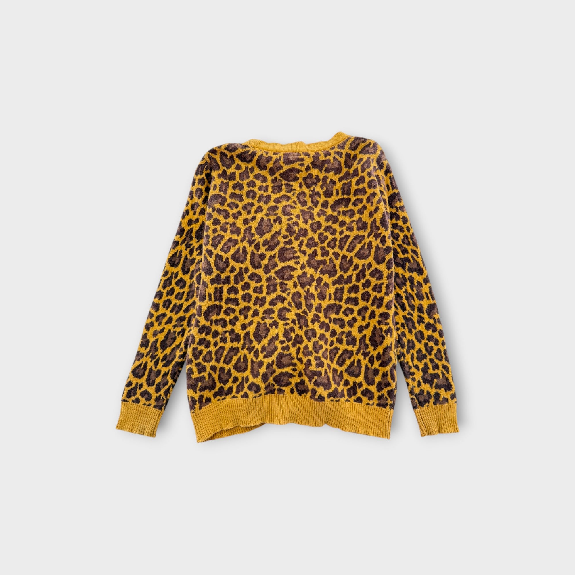 Rock Your Kid Leopard Print Cardigan, Size 5