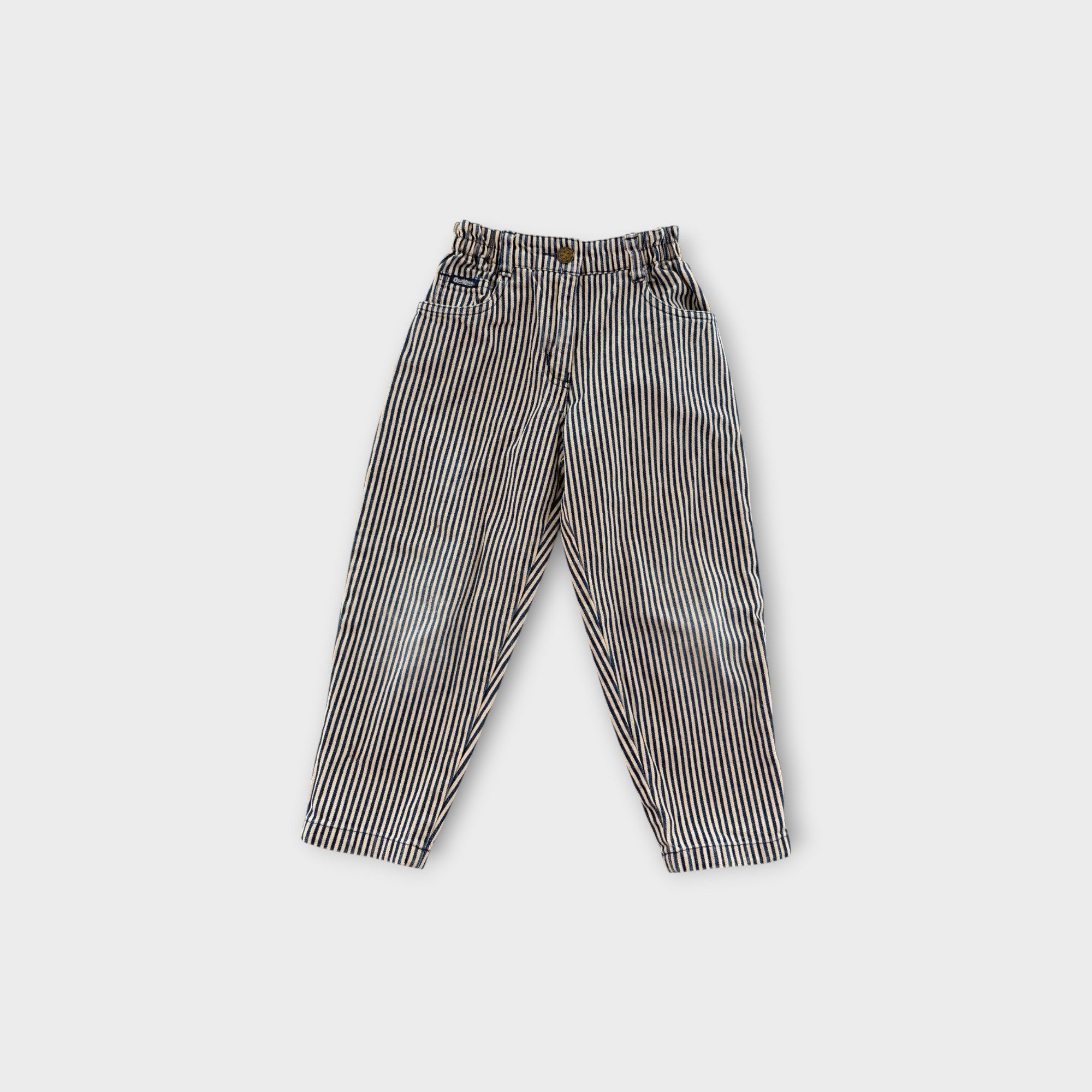Vintage OshKosh B'Gosh Hickory Stripe Jeans, Size 3
