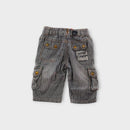 Vintage OshKosh B'Gosh Striped Cargo Jeans, Size 00