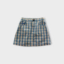 Vintage OshKosh B'Gosh Tulips Gingham Skirt, Size 6