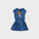 RL Blue Teddy Dress, Size 3