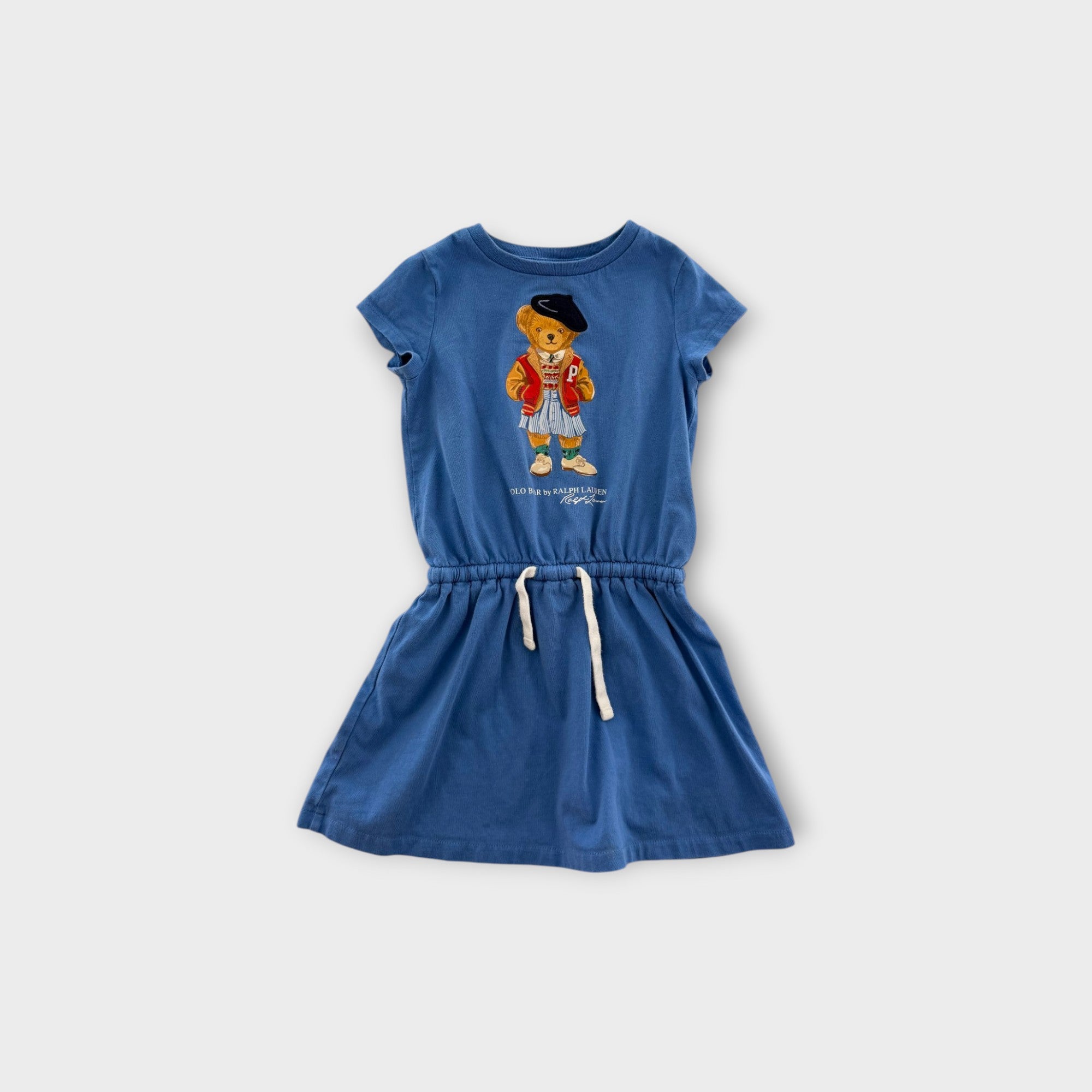 RL Blue Teddy Dress, Size 3