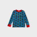 Maxomorra Racoon Print Long Sleeve T-Shirt, Size 7-8
