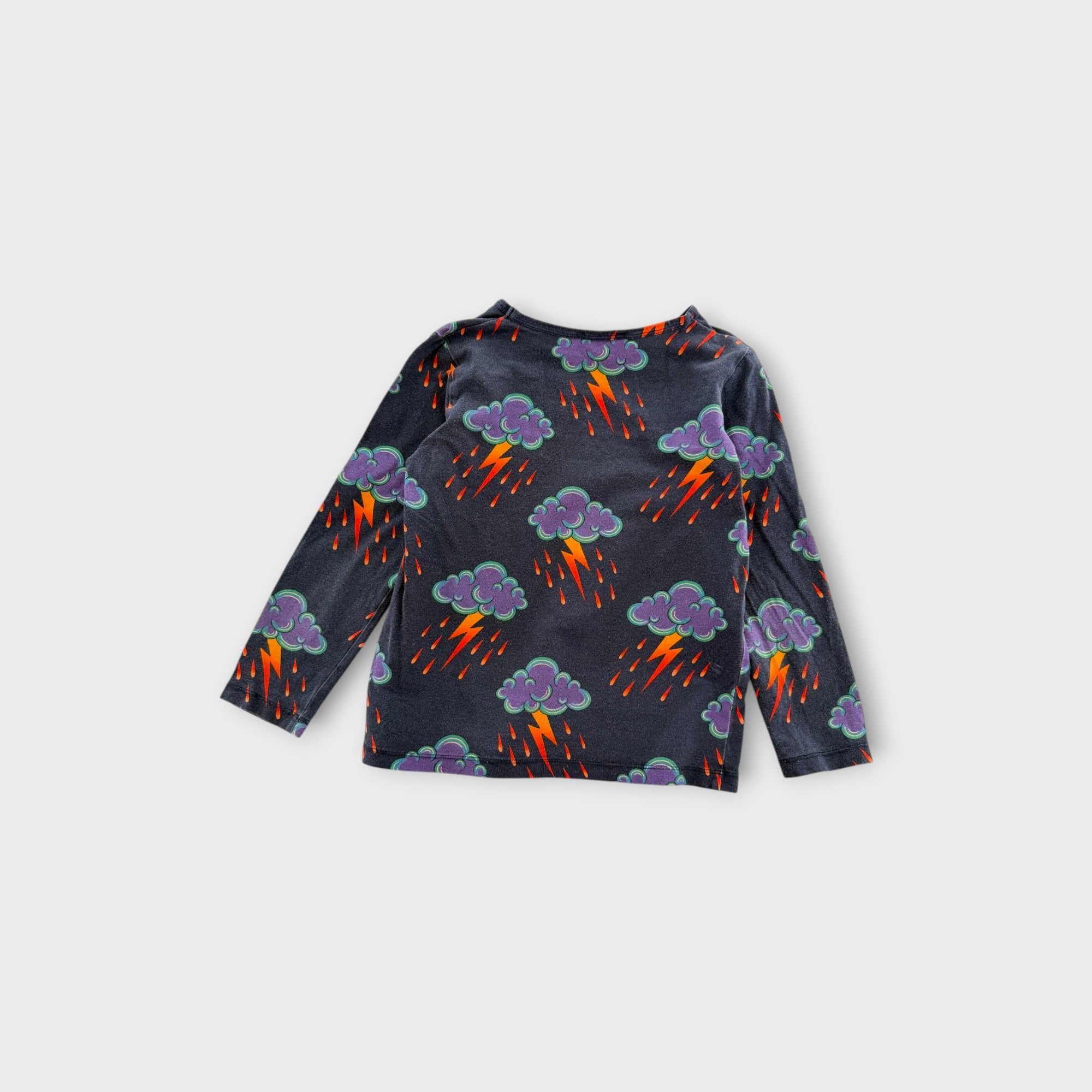 DangerKids Storm Cloud Long Sleeve T-Shirt, Size 8