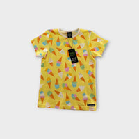 Viller Valla Ice Cream Print T-Shirt, Size 8