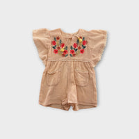 Louise Misha Embroidered Jumpsuit, Size 3