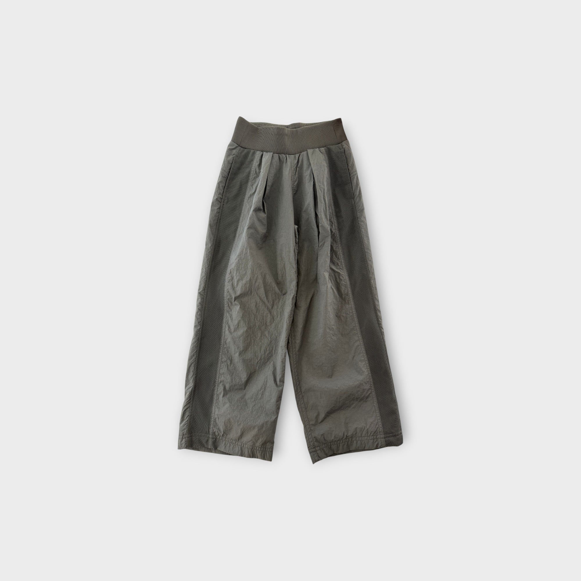 Black Pleated Tech Pants, Size 6