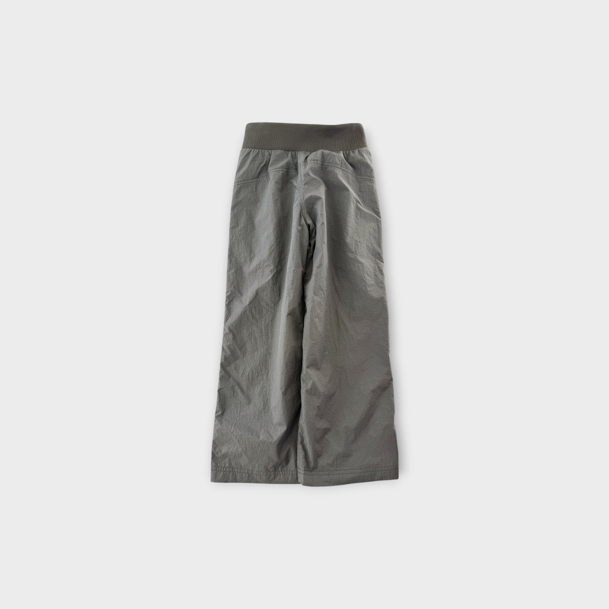 Black Pleated Tech Pants, Size 6