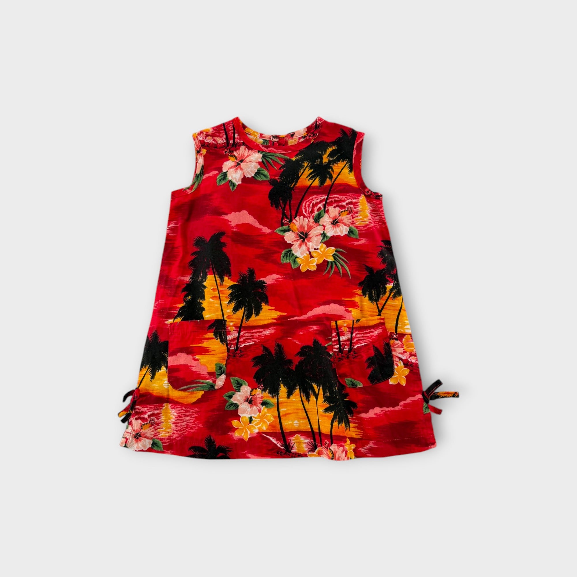 Hawaiian Shift Dress, Size 2