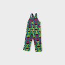 Yevu Purple & Green Overalls, Size 4
