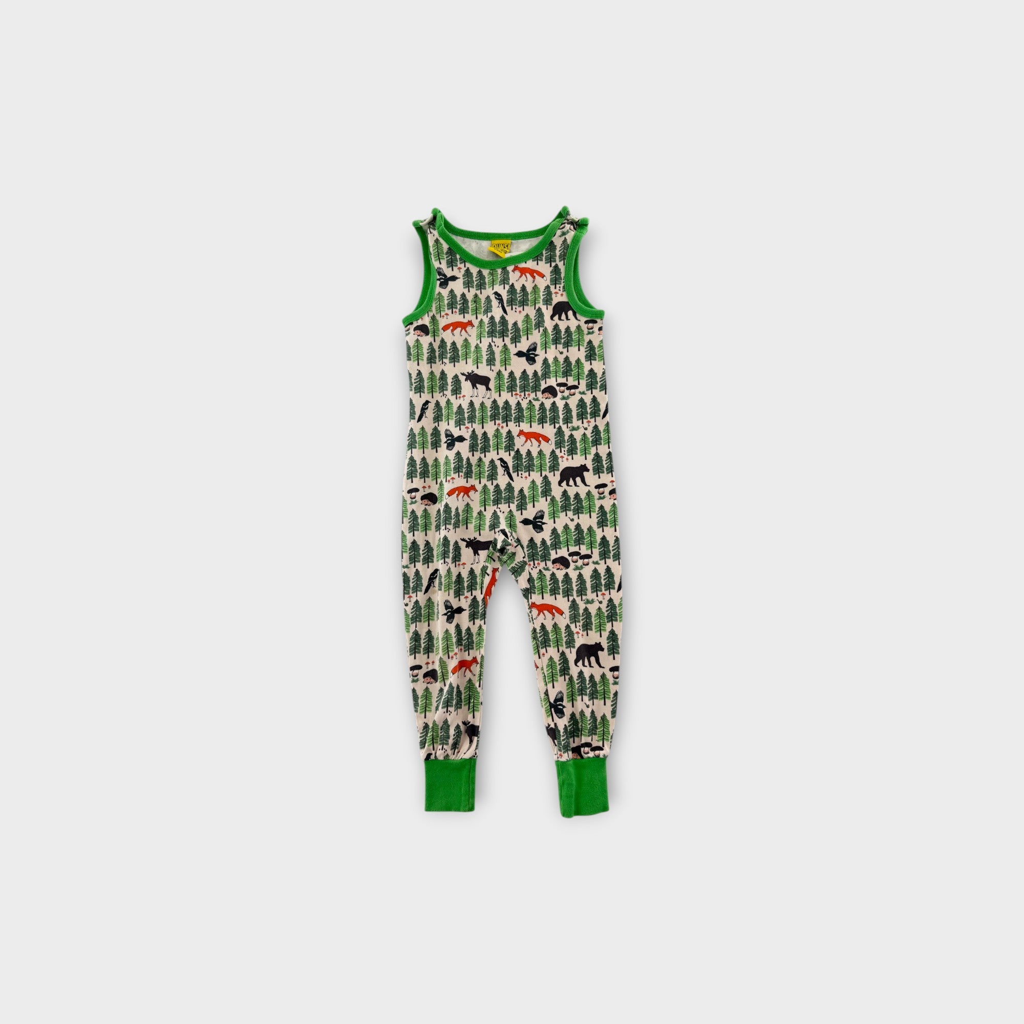 Duns Sweden Hedgehog Print Jumpsuit, Size 3